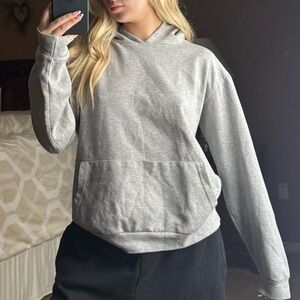 Women's Gray Hoodie Sweater